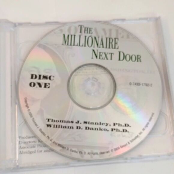 The Millionaire Next Door The Surprising Secrets of America's Rich CD Audio NWT - Picture 5 of 7